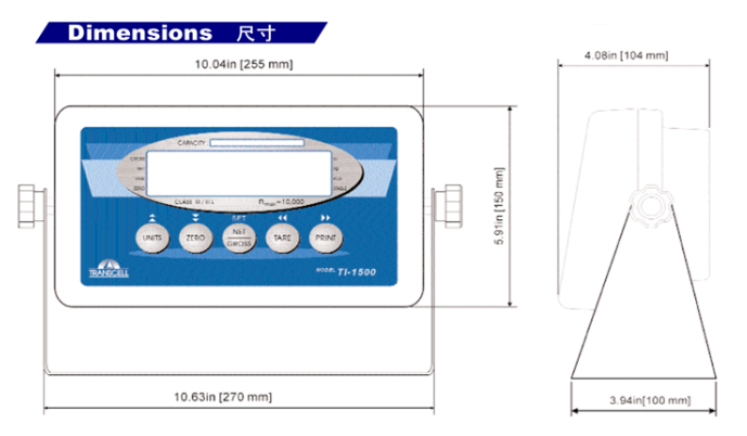 TI-1500稱(chēng)重顯示儀表